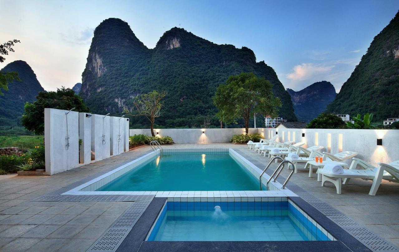Blue Sky Hotel Yangshuo Esterno foto